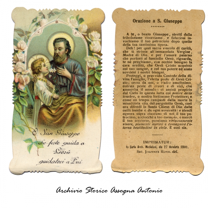 Icone Sacre Antico Santino Con Preghiera Scatti Di Vita